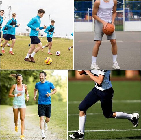 XIOVI Soccer Socks for adults Team Sport Circulation Support Socks Preventing Cramps Sports Outfit-1 Pairs in Saudi Arabia