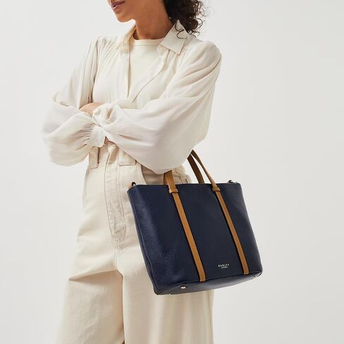 Radley London Farringdon النسائية المتوسطة الجلدية حقيبة يد Ziptop حقيبة يد in Saudi Arabia