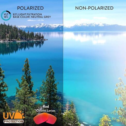 Apex Lenses Non-Polarized Replacement Lenses for Maui Jim Honi Sunglasses in Kuwait