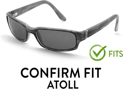 APEX Polarized PRO+ Replacement Lenses for Maui Jim Atoll MJ220 Sunglasses (Ice Blue) in Kuwait