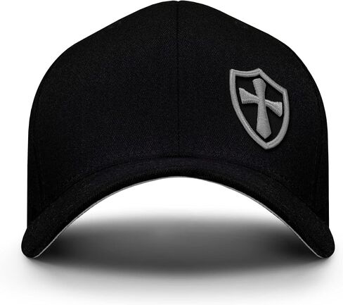 Dion Wear Crusader Baseball Cap for Men ، Mid Profile Stretch Fitted in Saudi Arabia