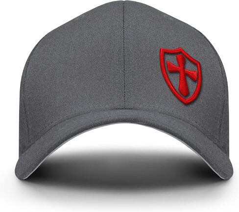 Dion Wear Crusader Baseball Cap for Men, Mid Profile Stretch Fitted in Saudi Arabia