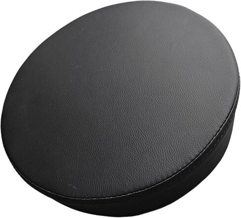 Barstool Replacement Bar Stool Bar Chair Round Compact Repair Seat Cushion Seat Top for Swivel Chair Meeting Room Barber Shop, Black in Kuwait