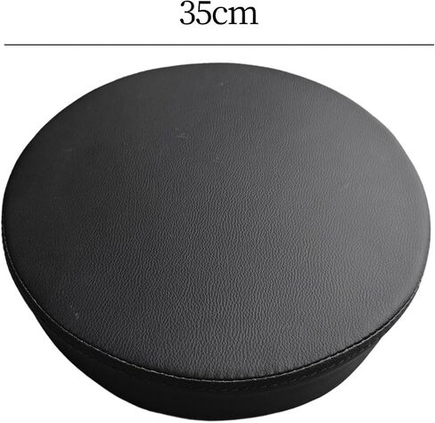 Barstool Replacement Bar Stool Bar Chair Round Compact Repair Seat Cushion Seat Top for Swivel Chair Meeting Room Barber Shop, Black in Kuwait