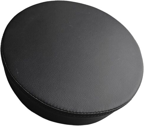 Barstool Replacement Bar Stool Bar Chair Round Compact Repair Seat Cushion Seat Top for Swivel Chair Meeting Room Barber Shop, Black in Kuwait