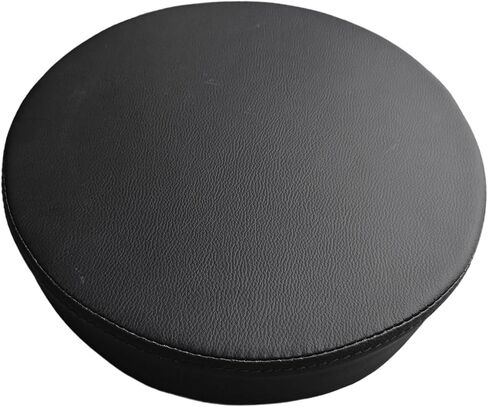 Barstool Replacement Bar Stool Bar Chair Round Compact Repair Seat Cushion Seat Top for Swivel Chair Meeting Room Barber Shop, Black in Kuwait