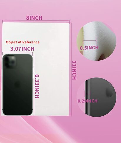 وسادات إسفنجية ليبو من بيرلايد لمرحلة ما بعد الجراحة، ألواح إسفنجية BBL بعد الليبو، تساعد عند استخدام الملابس المضغوطة من Ab Board لشد البطن، 5 عبوات من ورق إسفنجي لجراحة شفط الدهون للتعافي، 8 بوصات × 11 بوصة in Kuwait