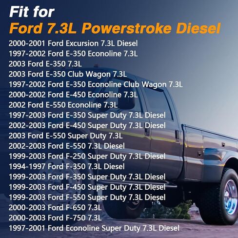 7.3L Diesel Injection Control Pressure Sensor with Harness, ICP Sensor Assembly Compatible with Ford Excursion F350 F450 F550 E350 E450 E550 7.3L Powerstroke Diesel Replace#: F6TZ-9F838-A in Saudi Arabia
