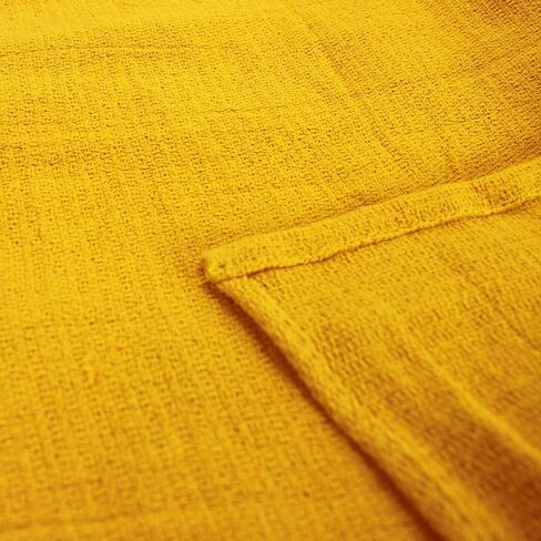 Arkwright Surgical Huck Towels - (Bulk Case of 120) Lint Free & Highly Absorbent Pre-Treated Cotton Cleaning Cloths, Perfect for Medical, Auto Detailing, Window, and Shop, 16 x 26 in, Yellow in Saudi Arabia