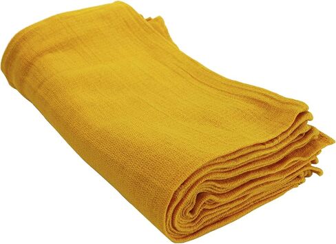Arkwright Surgical Huck Towels - (Bulk Case of 120) Lint Free & Highly Absorbent Pre-Treated Cotton Cleaning Cloths, Perfect for Medical, Auto Detailing, Window, and Shop, 16 x 26 in, Yellow in Saudi Arabia