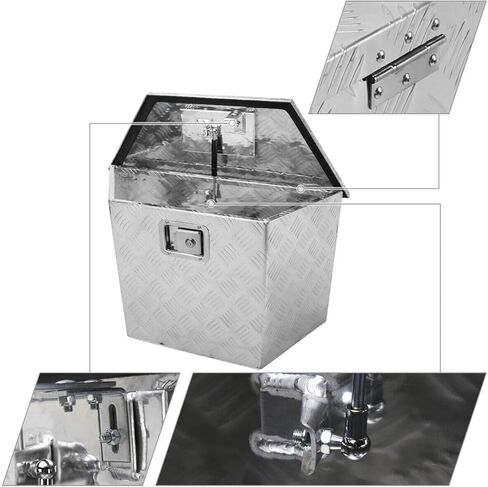 Tool Box 28"/15" Heavy Duty Aluminum Truck Trailer Storage+Lock+ Rear for RAV4 96 09-11 for CR-V 07-11 for Corolla 88-96 for Rogue 09-12 for Camry 87-96 for Forester 09-12 for 530i in Saudi Arabia