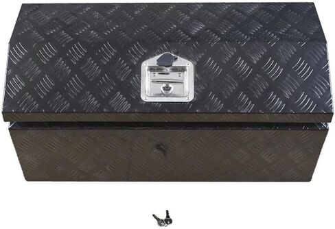 30" x13"x 13" Black Aluminum Tool Box Truck for RV Trailer Storage w/Lock in Saudi Arabia