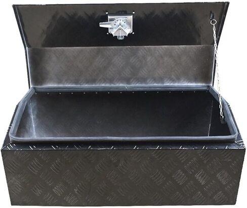 30" x13"x 13" Black Aluminum Tool Box Truck for RV Trailer Storage w/Lock in Saudi Arabia