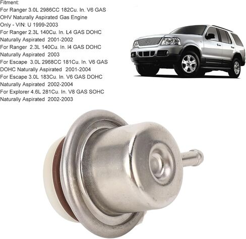 Fuel Pressure Regulator Damper YL8Z 9F775AA Aurate Reliable Rugged Fuel Pressure Damper Replacement B2300 2.3L in Saudi Arabia