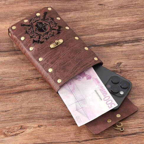 4PCS Viking Medieval Bracers & Belt Pouch Set, Leather Arm Guards and Coin Bag, Renaissance Fair Halloween Cosplay Accessories (Men Women) in Saudi Arabia