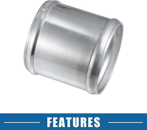 محول السيارة أنبوب نجار أنبوب عالمي 76 مم 2.99 "OD 76MM 2.99" محول أنابيب الطول من سبيكة الألومنيوم سبيكة الفضة in Saudi Arabia