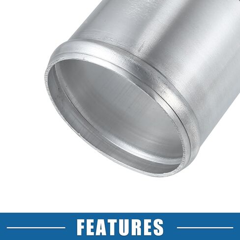 محول السيارة أنبوب نجار أنبوب عالمي 76 مم 2.99 "OD 76MM 2.99" محول أنابيب الطول من سبيكة الألومنيوم سبيكة الفضة in Saudi Arabia