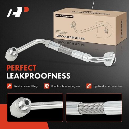 أنبوب تغذية مياه توربو A-premium متوافق مع Jeep Renegade 2015-2018 & Fiat 500 2012-2019 ، 500x 2016-2018 ، Supply Lome in Saudi Arabia