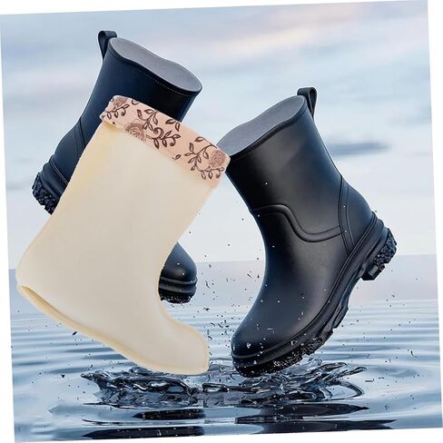 Warm Winter Boot Socks Insulated Rain Boot Liners Waterproof Liner for Women Socks Size 38 in Saudi Arabia