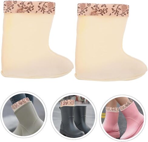 Balacoo Warmth for Winter Women's Rain Boots Liner Cotton Cover Rain Boots Socks for Cold Weather in Saudi Arabia