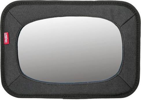 Nuby Shatterproof Rear Facing Backseat Baby Mirror, Grey in Kuwait