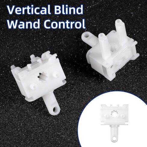 2 Pcs Vertical Blind Wand Control Replacement Parts Control Wand Replacement Repair Accessories Easy Install Window Blinds Repair Kit for Vertical Blind Wands(White) in Saudi Arabia