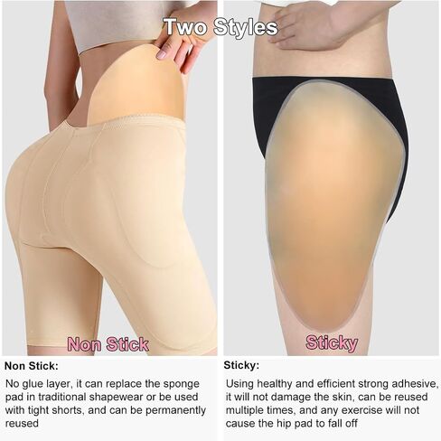 NSSZNUS Silicone Hip Pads Realistic Hip Dip Filler Shapewear Very Soft Lifter Butt Enhancer Silicone Hips Enhancer Thick in Saudi Arabia