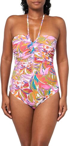 Profile by Gottex Women's Standard Tropikaia Tie Front One Piece in Saudi Arabia