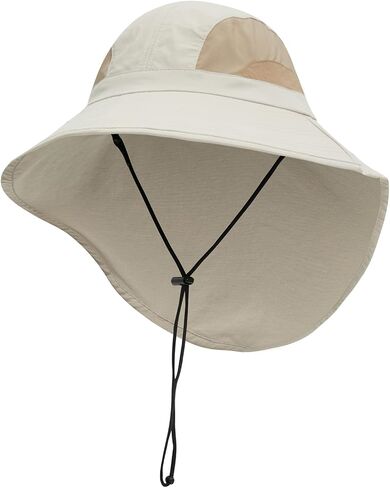 Sun Hat Outdoor with Large-Area Neck Flap, UV Protection Quick-Dry Breathable Fishing Hat for Hiking Garden in Saudi Arabia