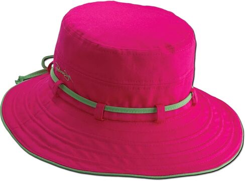Women's Contrast Cotton Bucket Sun Hat with Sizing Tie, 3" Brim in Saudi Arabia
