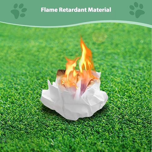 30 x 20 inches 2 Pack Fake Grass Pee for Dogs Artificial Grass Rug Pad for Puppy Potty Washable Grass Mat for Pet Training with Drainage Hole in Kuwait