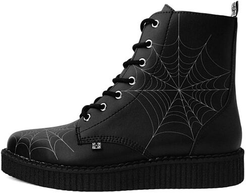 T.U.K. أحذية A9746 أحذية للجنسين والبالغين ، Black Tukskin ™ 7-Eye SpiderWeb Boot in Kuwait