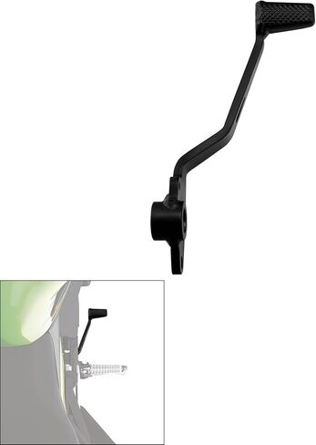 TCT-MOTORPARTS Aluminium Brake Pedal Rear Foot Lever Fit For Kawasaki Ninja ZX-4RR ZX 4RR 2023-2024; ZX-25R 2020-2024 in Saudi Arabia