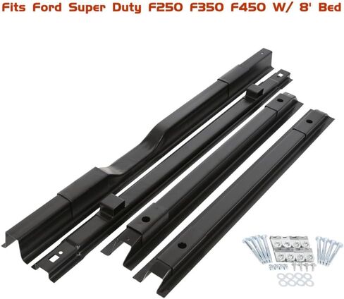 سرير الشاحنة المتقاطع دعم الطابق لفورد لـ F250 Superduty 1999-2018 لـ F350 Superduty 1999-2018 لـ F450 Superduty 2008-2016 Super Duty (Steel ، Black) in Saudi Arabia