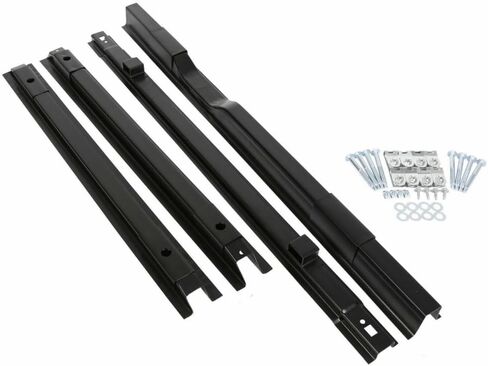 سرير الشاحنة المتقاطع دعم الطابق لفورد لـ F250 Superduty 1999-2018 لـ F350 Superduty 1999-2018 لـ F450 Superduty 2008-2016 Super Duty (Steel ، Black) in Saudi Arabia