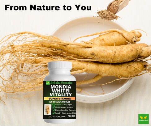 Mondia Whitei Natural Pure Supplement (Mulondo, Entengo, Mukombero, Gondolosi, White Ginger) in Saudi Arabia