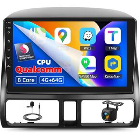Android 13 Car Stereo for Honda CRV 2002 2003 2004 2005 2006,9" HD Touch Screen Car Radio in-Dash Navigation GPS Head Units with Bluetooth Phone Mirror Link WiFi FM/RDS SWC+Backup Camera&Mic in Saudi Arabia