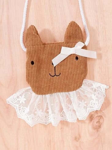 Mioglrie Baby Girl Dress Toddler Girl Dress Fall Winter Long Sleeve Corduroy Princess Dresses Cute Satchel Playwear Outfits in Kuwait