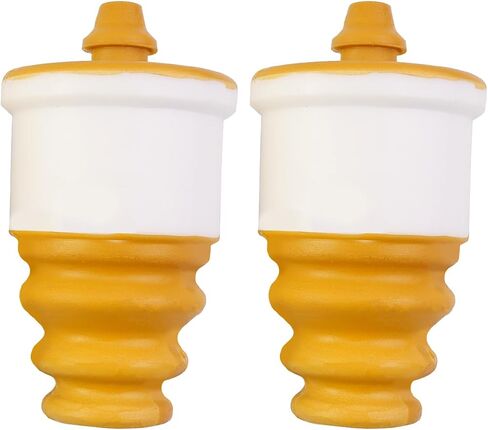 2pcs مخزن المؤقت الخلفي block ussorber assorber المخازن المؤقتة المطاطية مناسبة لفيات 500 Abarth Panda Stop Stop Superence استبدال 51811829 1610383 in Kuwait