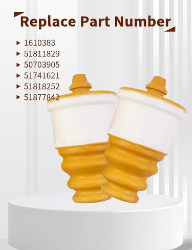 2pcs مخزن المؤقت الخلفي block ussorber assorber المخازن المؤقتة المطاطية مناسبة لفيات 500 Abarth Panda Stop Stop Superence استبدال 51811829 1610383 in Kuwait