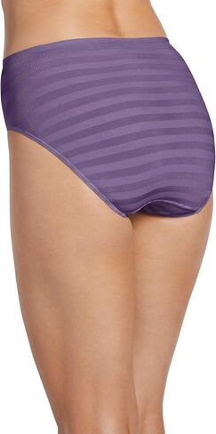 Jockey Women's Women's Intelair Matte & Shine Seamfree Hi Cut ، Pudding Pudding ، 9 in Saudi Arabia