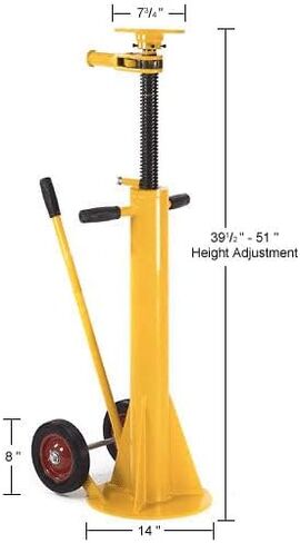 الصناعي العالمي 100000 رطل السعة الثابتة قياسية Duty Duty Trailer Stabilizing Jack Stand in Saudi Arabia