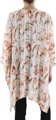 Anne Klein Women's Oversized Sheer Cardigan with Side Slits in Saudi Arabia
