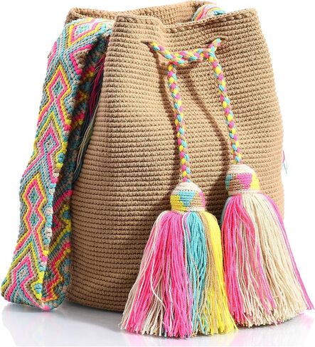 WYOU Utopia classics Hobo Bag Wayuu Crochet, Large in Saudi Arabia
