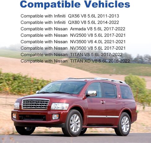 قابض المعجبين متوافق مع نيسان نيسان تيتان/أرمادا 2017-2022 ، NV2500 NV3500 2017-2021 ، Titan XD 2016-2022 ، Infiniti QX80 2014-2013 QX56 2011-2013 استبدال لـ 210825x23a in Saudi Arabia