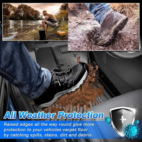 Cartist Custom Fit for Floor Mats Subaru Outback/Legacy 2015-2019 All Weather Floor Liners 1st and 2nd Row 3D TPE Heavy Duty Waterproof Carpet Cover in Saudi Arabia