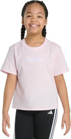 adidas Girls' Short Sleeve Embroidered Tee in Saudi Arabia