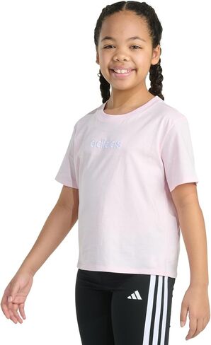 adidas Girls' Short Sleeve Embroidered Tee in Saudi Arabia