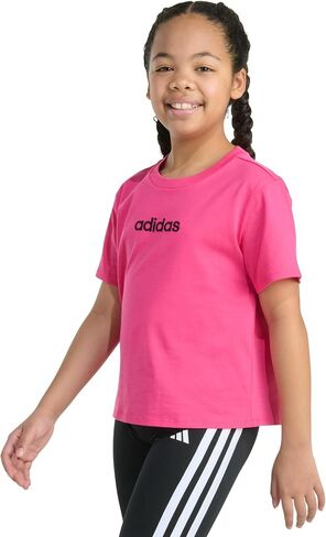 adidas Girls' Short Sleeve Embroidered Tee in Saudi Arabia