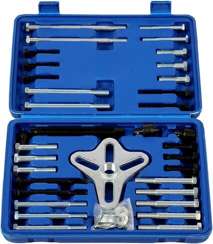 labwork 46Pcs Steering Wheel Disassembly Puller Harmonic Balancer Puller Set in Saudi Arabia